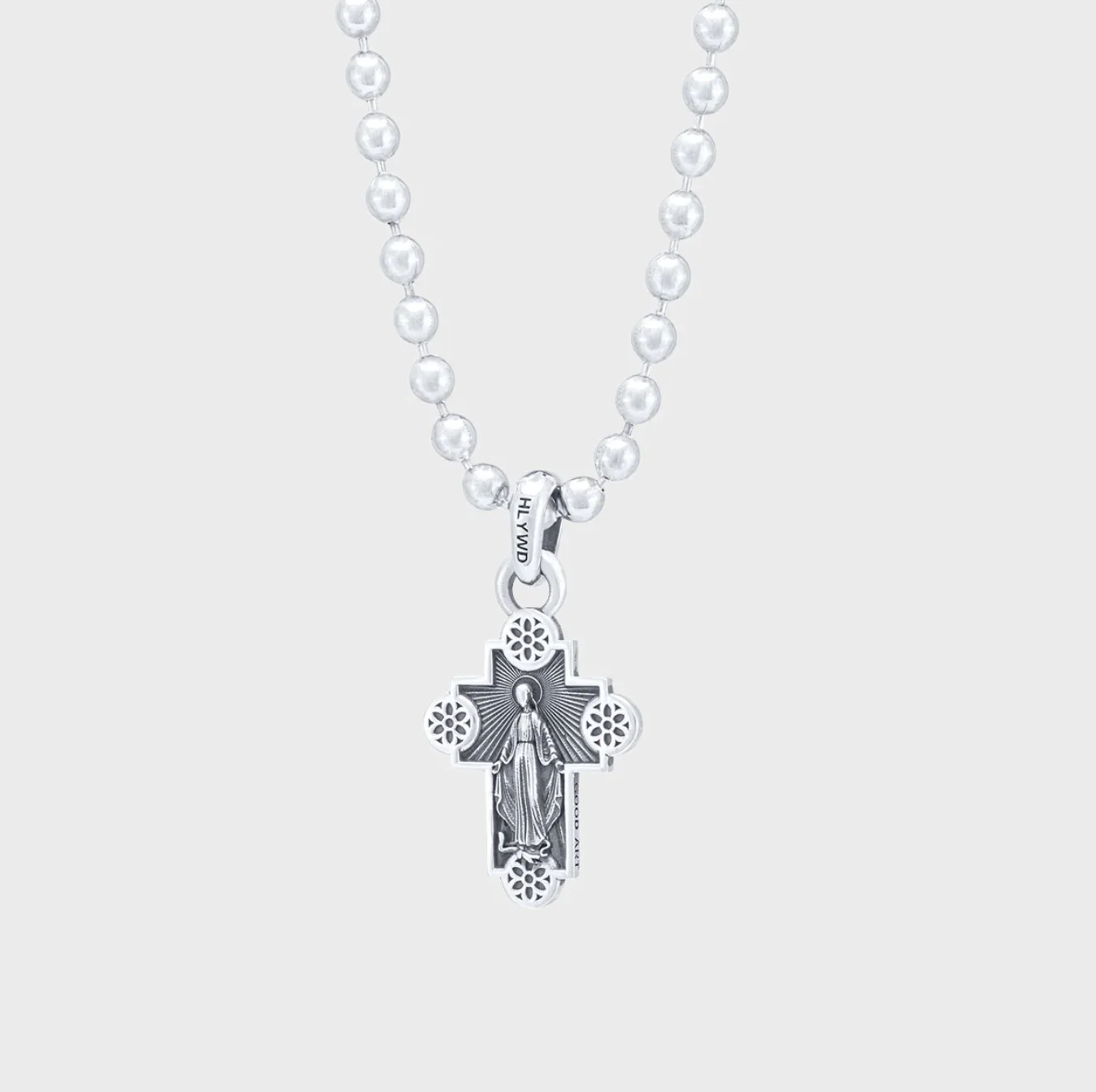 GA-JIMMY-CROSS-PEN-A - GOOD ART HLYWD Jimmy Cross Pendant A - Sterling Silver - Image 7