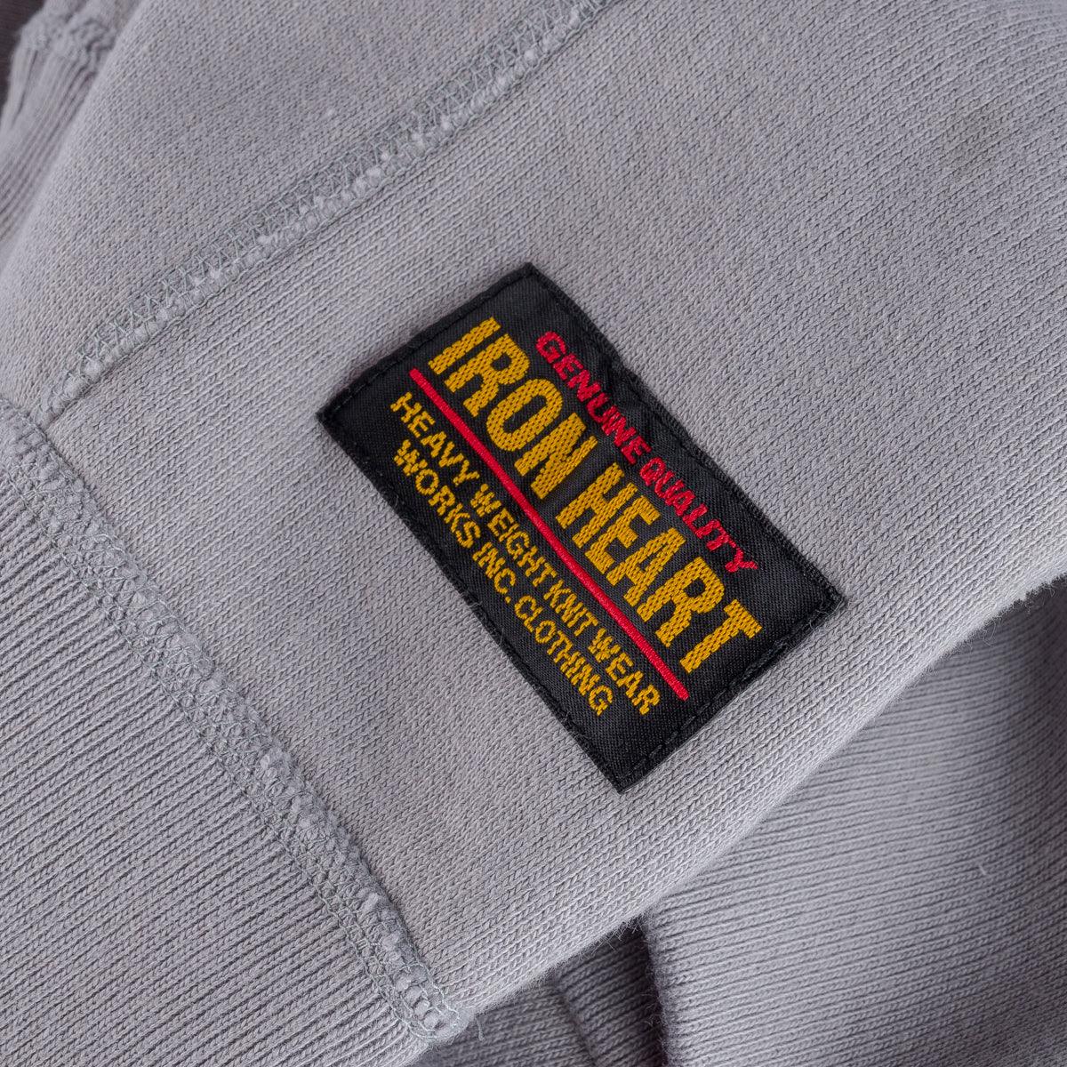 IHSW-11-GRY - 14oz Ultra Heavyweight Loopwheel Cotton Zip Up Sweater - Grey - Image 6